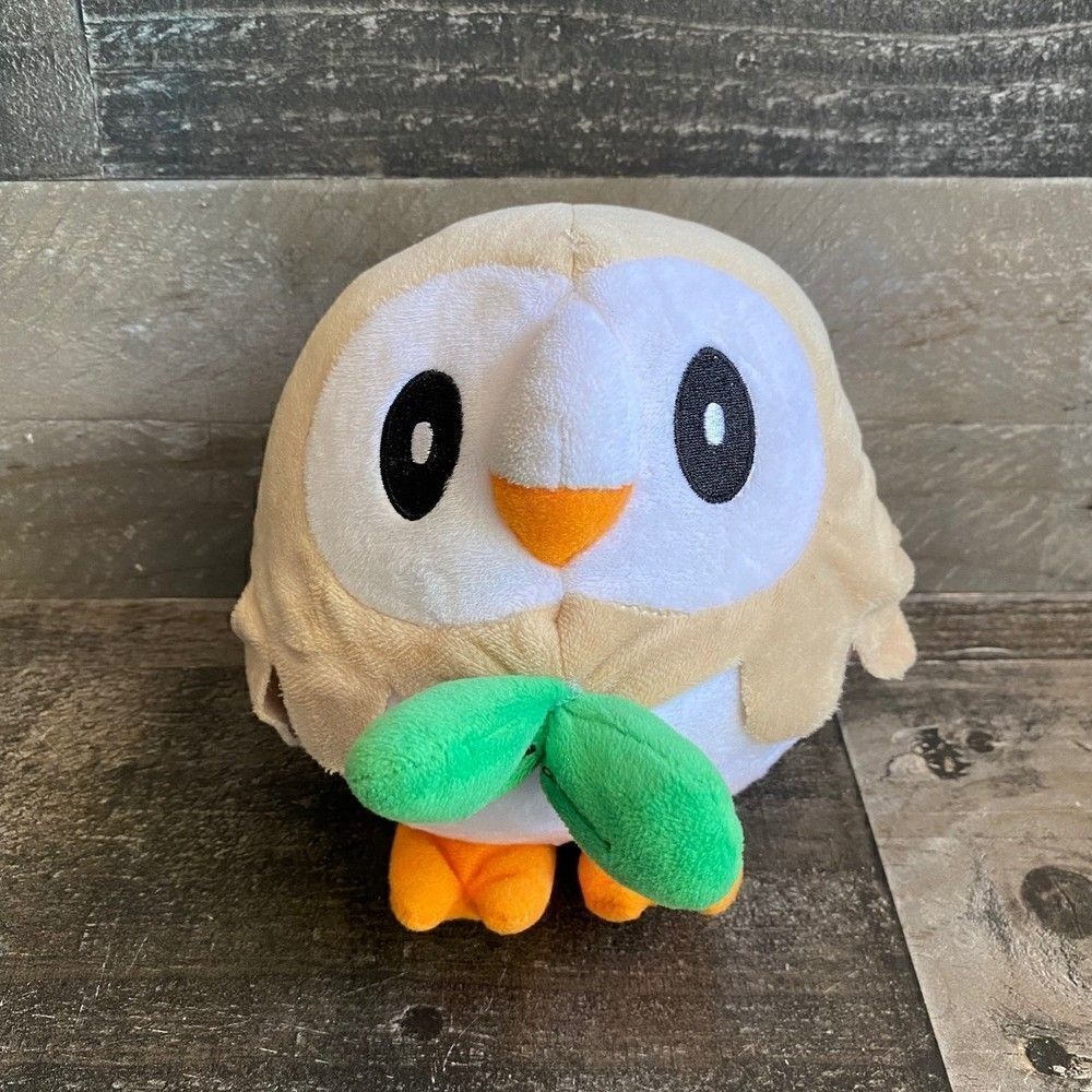 Pokémon center Rowlet plush 5” 2017